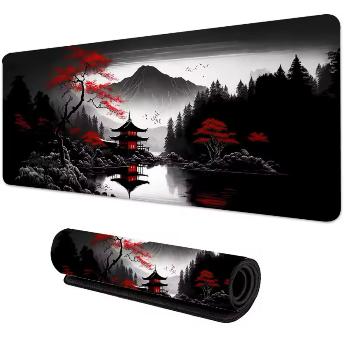 Sakura Spirit” XXL Mouse Pad – Japanese Aesthetic & Gaming Flow (900×400 mm)