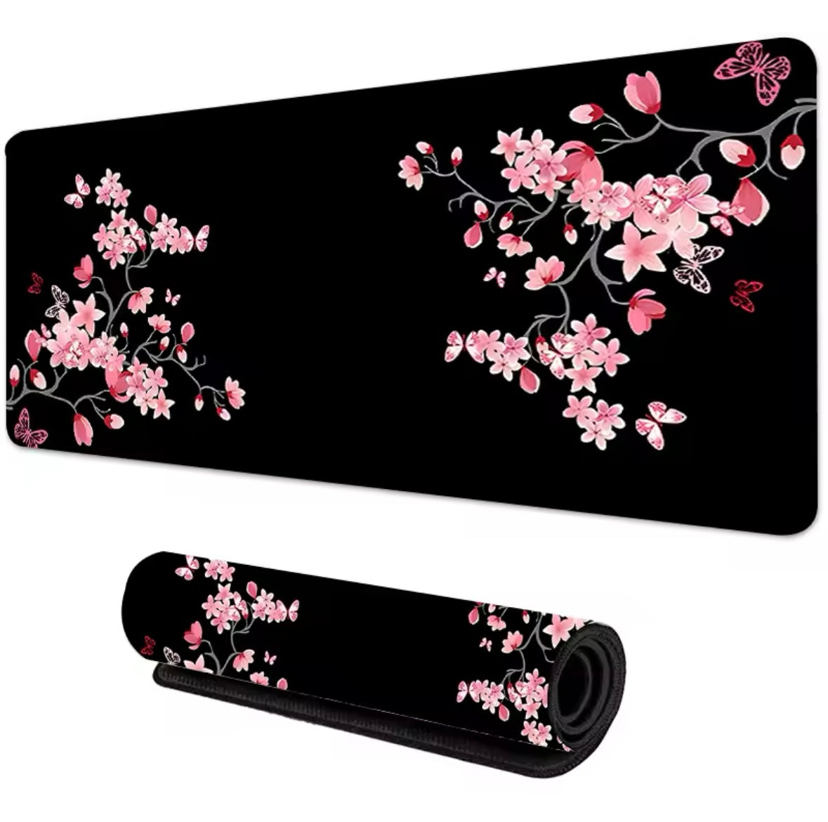 Sakura Spirit” XXL Mouse Pad – Japanese Aesthetic & Gaming Flow (900×400 mm)