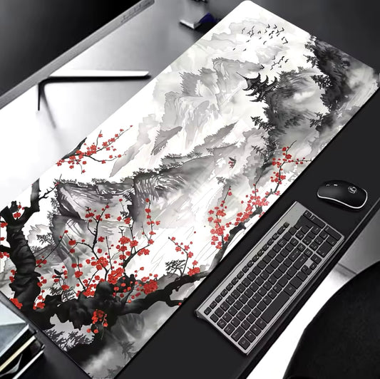 Sakura Spirit” XXL Mouse Pad – Japanese Aesthetic & Gaming Flow (900×400 mm)