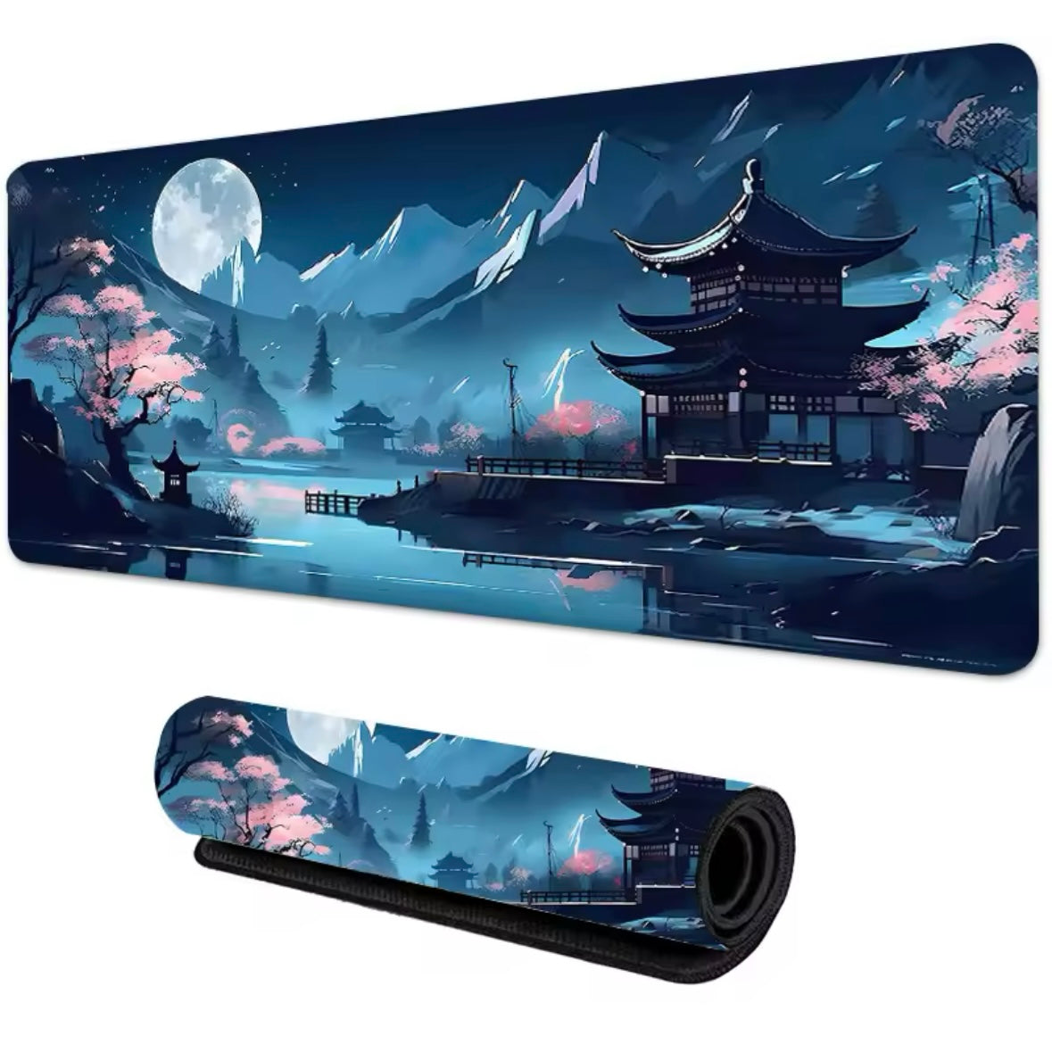 Sakura Spirit” XXL Mouse Pad – Japanese Aesthetic & Gaming Flow (900×400 mm)